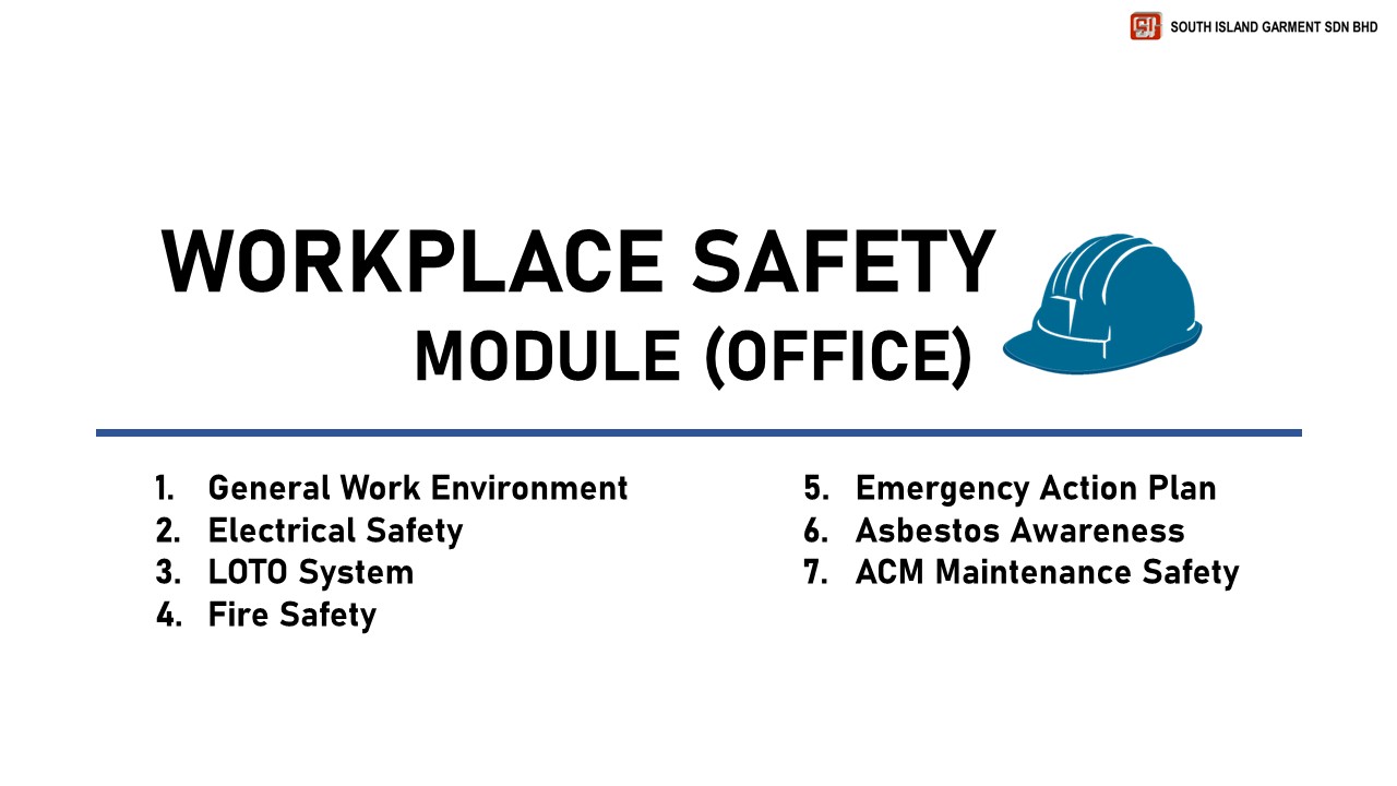 Workplace Safety Module (Office) EN