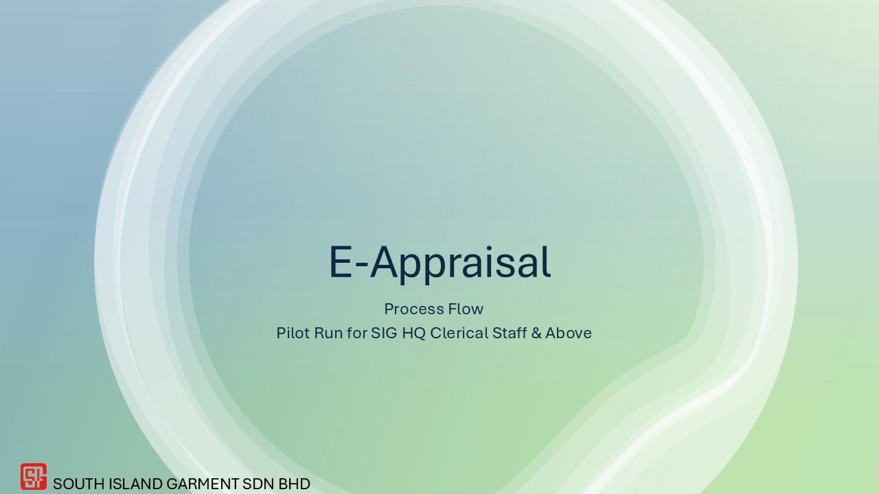 e-Appraisal Briefing to Superior 2026